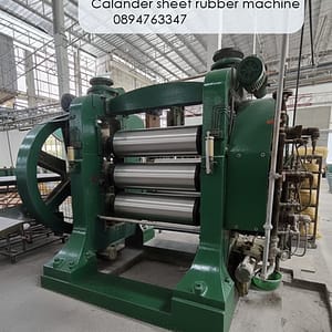 เครื่องรีดยางแผ่น 4 ลูก calender sheet rubber machine
