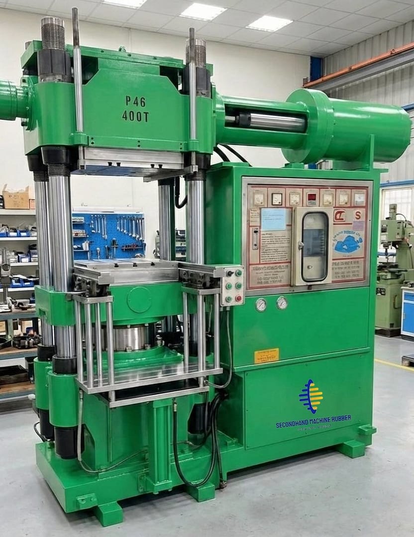 เครื่องฉีดยาง ออโต้ สไสต์ กระทุ้ง แบบแนวนอน